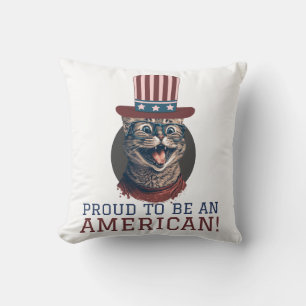 Happy 4th of July Independence Day party Cushion