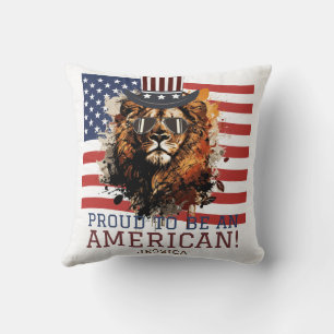 Happy 4th of July Independence Day party  Cushion