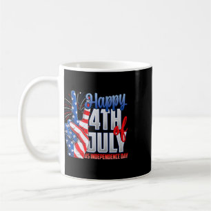 Happy 4th Of July Independence Day Patriot Flag Am Coffee Mug