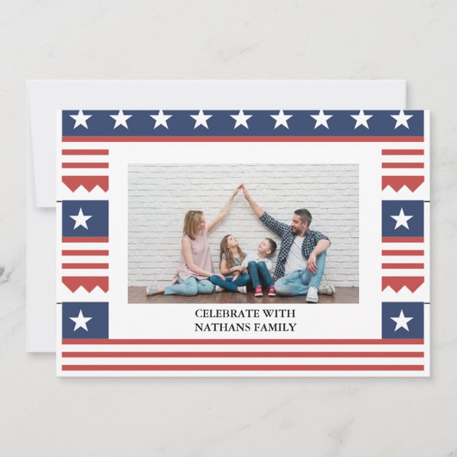 Happy 4th of July Independence Day photo (Front)