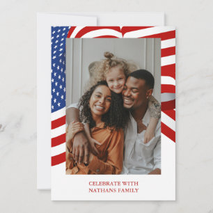 Happy 4th of July Independence Day Photo Holiday Card