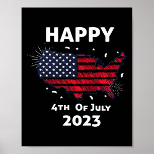 Happy 4th Of July Independence Day  Poster
