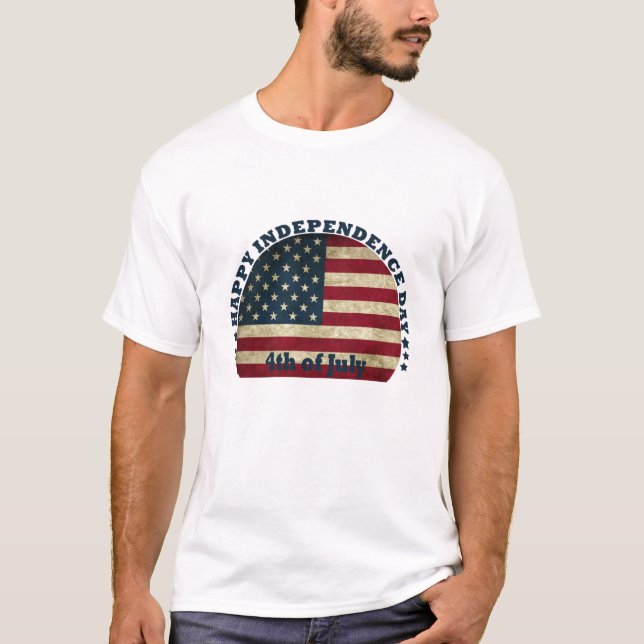 Happy 4th of july independence day T-Shirt (Front)