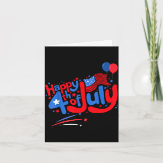 Happy 4th of july independence day usa 4th of july card