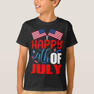 Happy 4th Of July Independence Day Usa American Fl T-Shirt