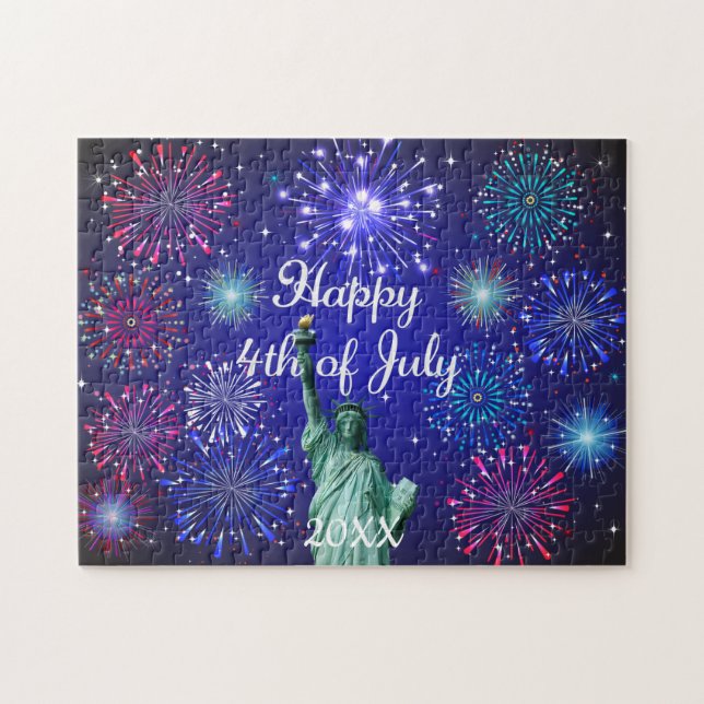 Happy 4th of July Jigsaw Puzzle (Horizontal)
