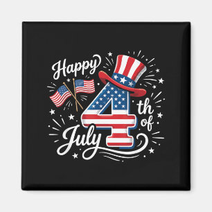 Happy 4th of July Magnet