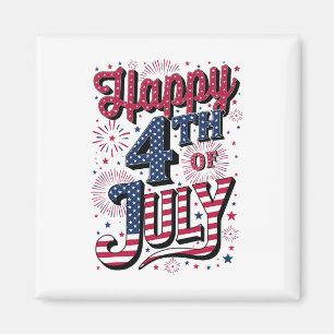 Happy 4th Of July Magnet