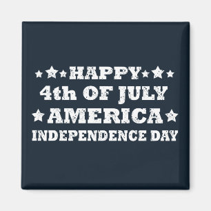 Happy 4th of july magnet