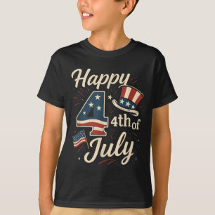 Happy 4th of July Men Women Kids T-Shirt