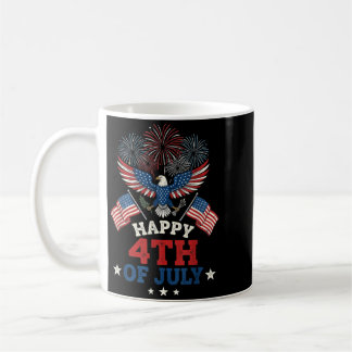 Happy 4th Of July Patriotic Aamerican Flag 4th Of Coffee Mug