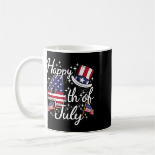 Happy 4th Of July Patriotic American Flag Usa Men Coffee Mug