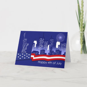 Happy 4th of July. Patriotic design Card