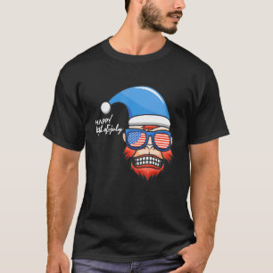 Happy 4th Of July Patriotic Monkey T-Shirt