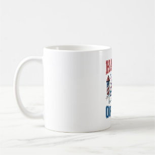 Happy 4th of July Patriotic Vintage Vector Design_ Coffee Mug