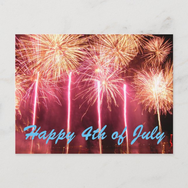 Happy 4th of July Post Card (Front)