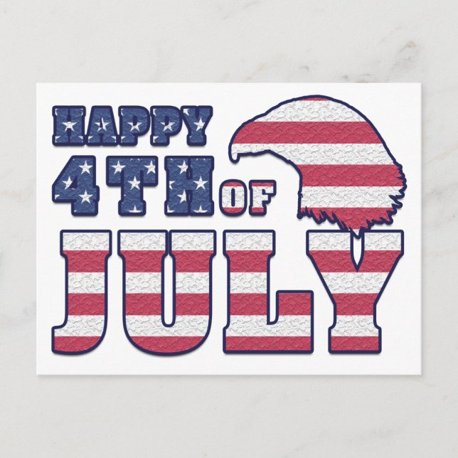 Happy 4th of July Postcard (Front)