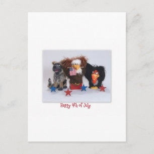 Happy 4th of July!!! Postcard