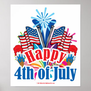Happy 4th of July Poster