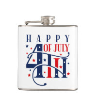 Happy 4th of July Red White and Blue