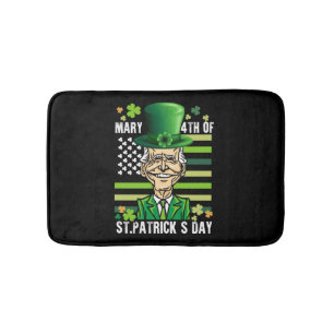 Happy 4th Of July St Patrick s Day Leprechaun Joe Bath Mat