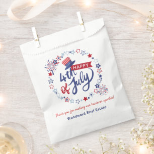 Happy 4th of July Summer Pop by Personalized Favour Bags