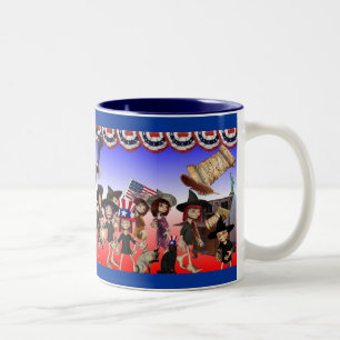 Happy 4th of July! Two-Tone Coffee Mug