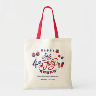 Happy 4th of July USA   Real Estate Promotional  Tote Bag