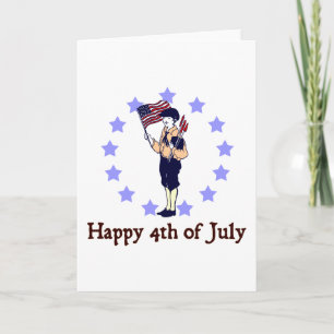 Happy 4th of July Vintage Art Card