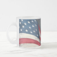 Happy 4th of July Vintage Flag Illustration Art