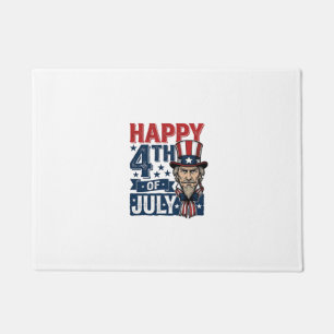 Happy 4th Of July Vintage Patriotic Uncle Shirt_1 Doormat