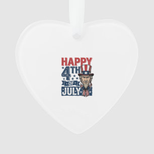 Happy 4th Of July Vintage Patriotic Uncle Shirt_1 Ornament