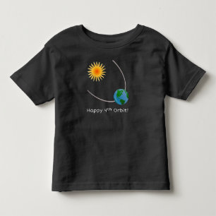 Happy 4th Orbit Space Birthday Shirt