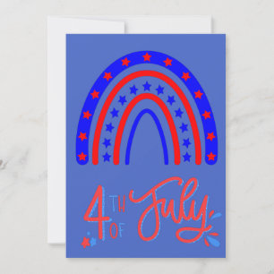 HAPPY 4TH T-Shirt Invitation