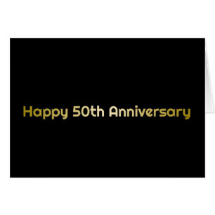 Happy 50th Anniversary greeting card 