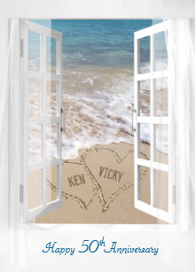 Download Beachy happy anniversary images Free