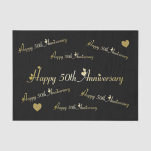 Happy 50th Anniversary Tissue Paper