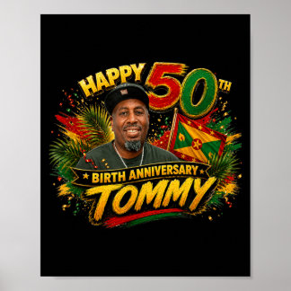 Happy 50th Birth Anniversary Tommy Poster