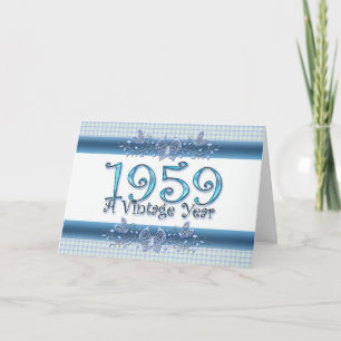 Happy 50th Birthday 1959 A Vintage Year Card