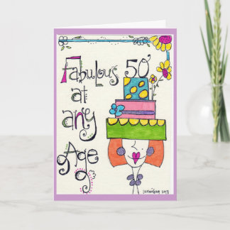 Happy 50th Birthday Card