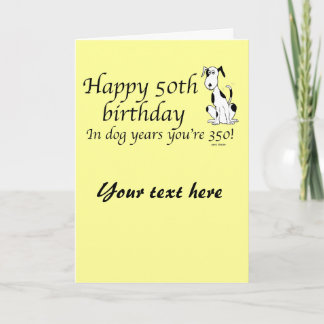 happy 50th birthday ... card