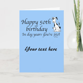happy 50th birthday ... card