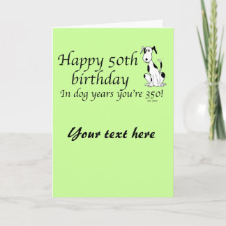happy 50th birthday ... card