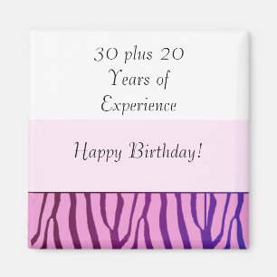 Happy 50th Birthday Magnet