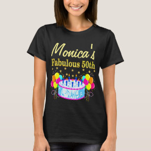 HAPPY 50TH BIRTHDAY PERSONALIZED PARTY T SHIRT