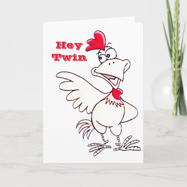 HAPPY "50th BIRTHDAY" TO MY **TWIN** Card (Front)