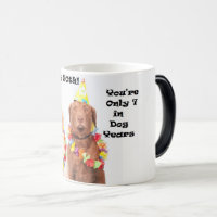 Happy 50th Funny Birthday Dog Mug