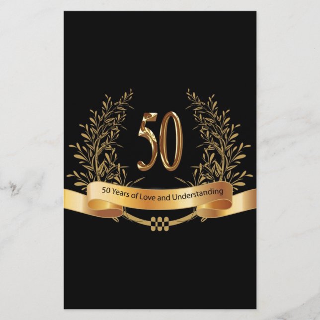 Happy 50th Wedding Anniversary Gifts (Front)
