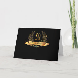 Happy 50th Wedding Anniversary Greeting Carts Card