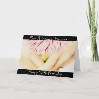 Happy 55th Birthday Card